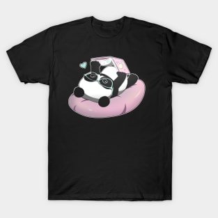 Reading Nerd Panda T-Shirt